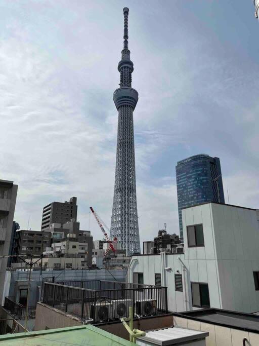 Апартаменты 403 Oshiage Sta 3Mins Walk! Wi-Fi & Elevator 4Pax Токио Экстерьер фото