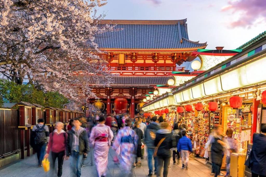 Апартаменты 403 Oshiage Sta 3Mins Walk! Wi-Fi & Elevator 4Pax Токио Экстерьер фото