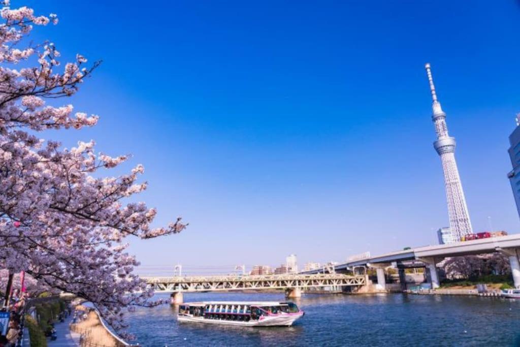 Апартаменты 403 Oshiage Sta 3Mins Walk! Wi-Fi & Elevator 4Pax Токио Экстерьер фото