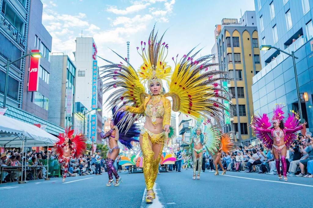Апартаменты 403 Oshiage Sta 3Mins Walk! Wi-Fi & Elevator 4Pax Токио Экстерьер фото