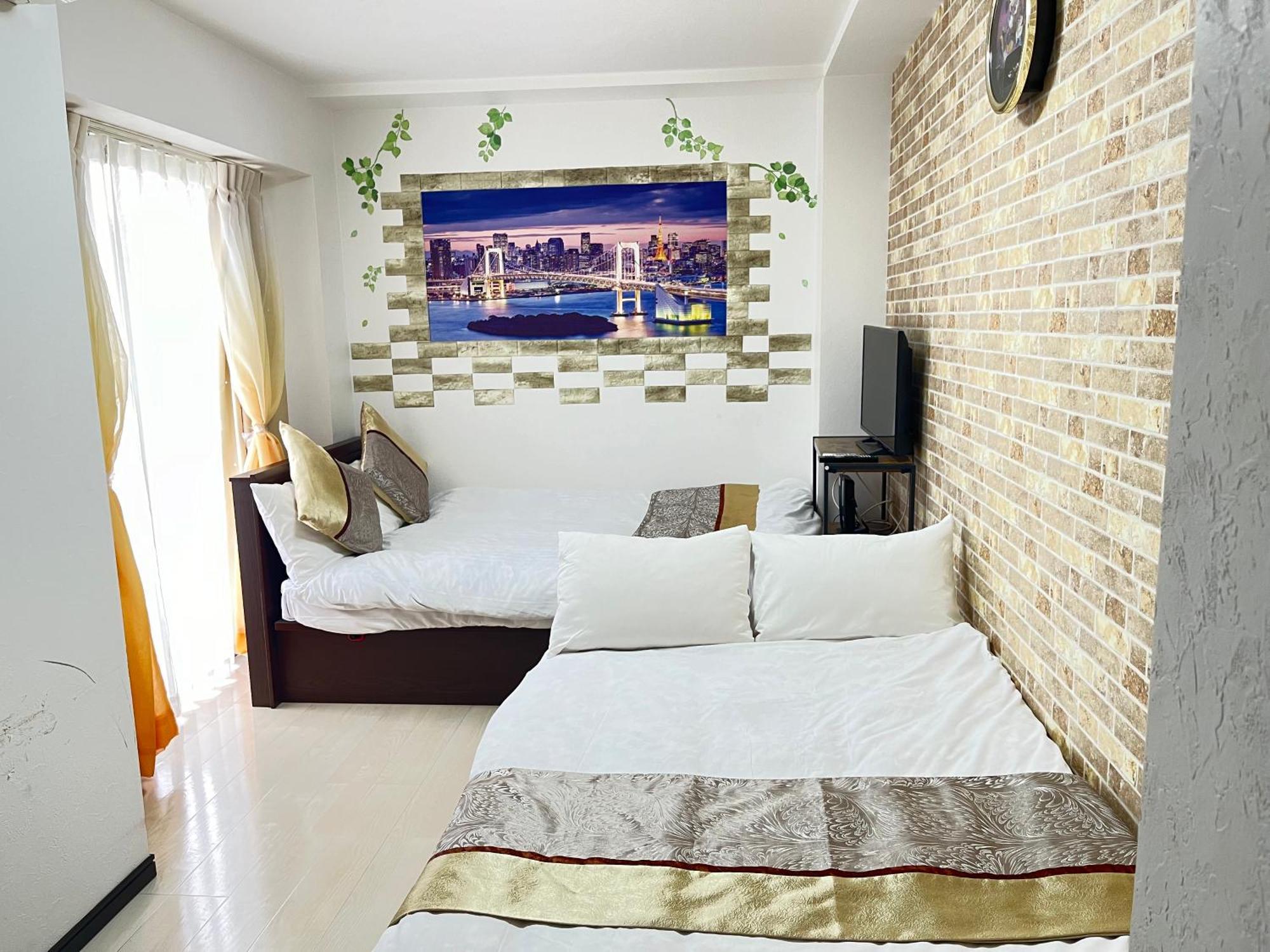 Апартаменты 403 Oshiage Sta 3Mins Walk! Wi-Fi & Elevator 4Pax Токио Экстерьер фото